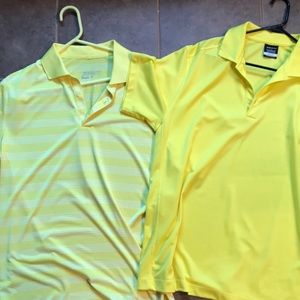 2 Nike Dri Fit Golf Polo’s